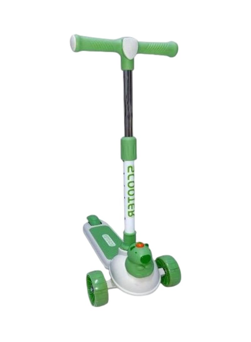 Scooter  Green Frog Kids Scooter – 3-Wheel Adjustable Scooter with Fun Animal Design - Image 2