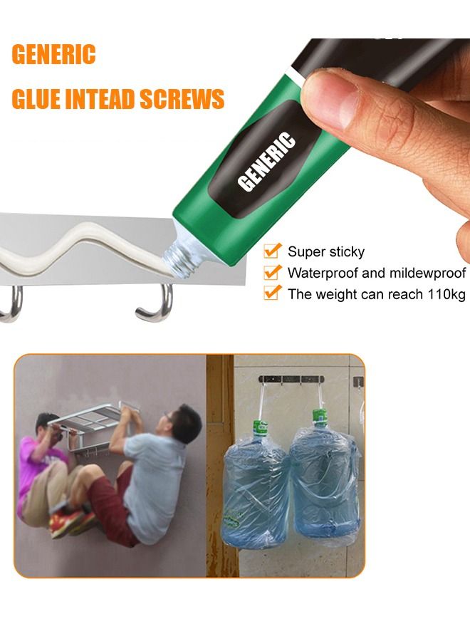 Generic Glue Quick Drying Glue Strong Adhesive Sealant Fix Glue Nail Free Adhesive For Stationery Glass Metal Ceramic  - Image 1