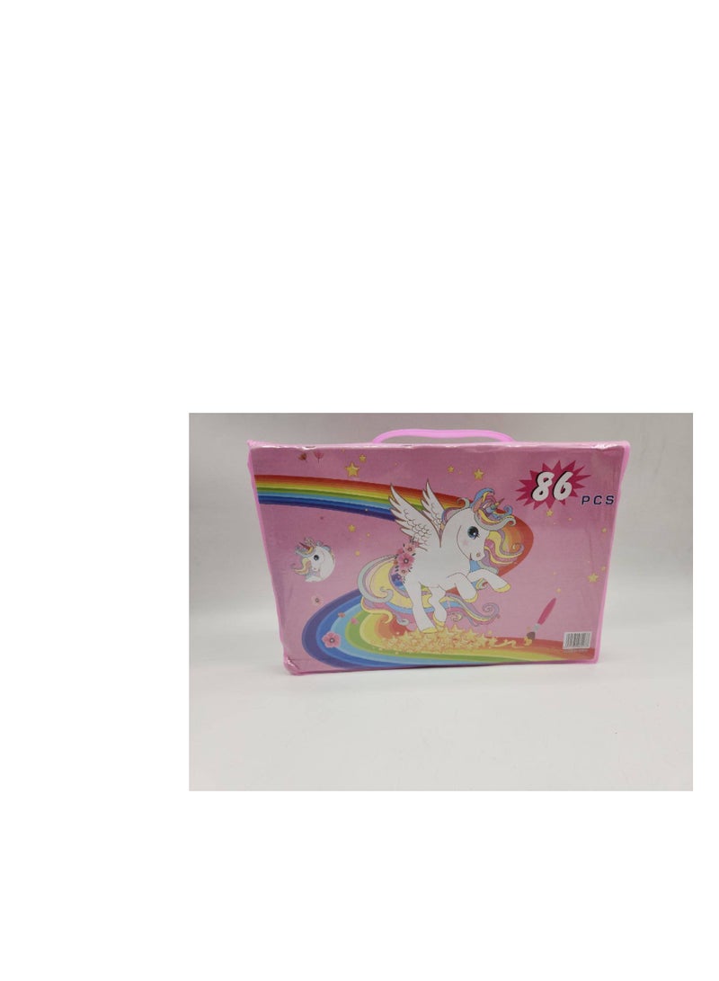 A Color Bag Containing 86 Pieces All Kinds Of Colors And Drawing Tools For The Little Artist - Image 2