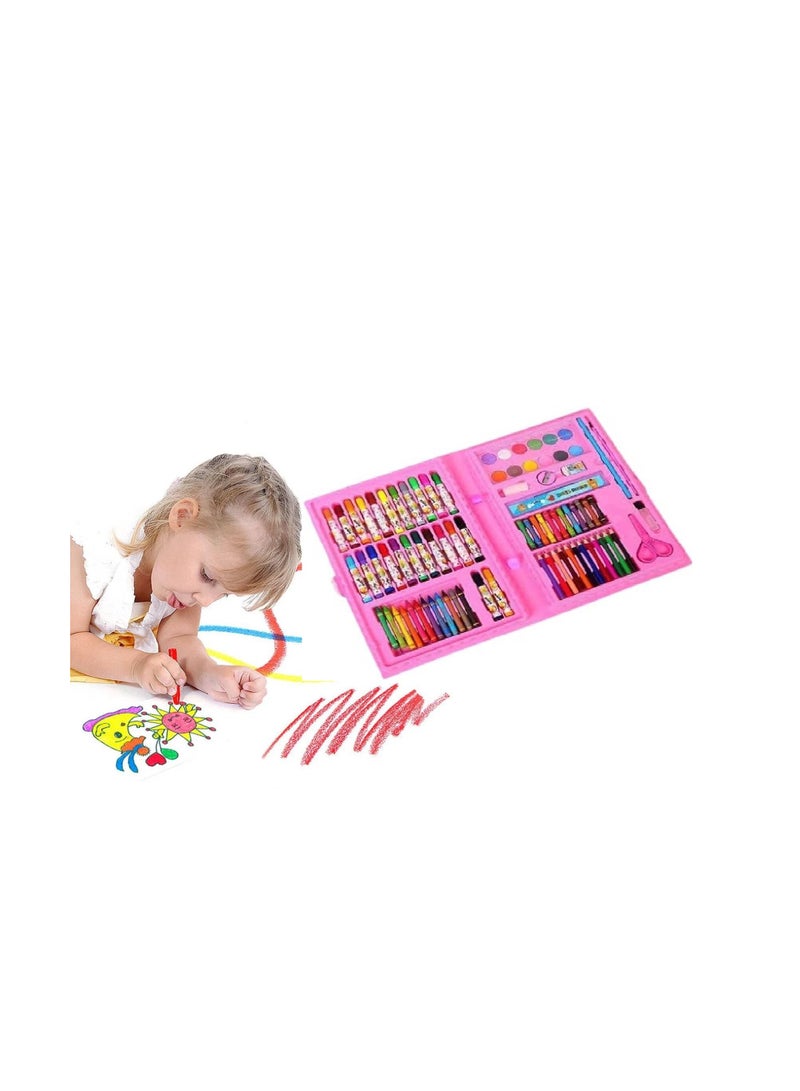 A Color Bag Containing 86 Pieces All Kinds Of Colors And Drawing Tools For The Little Artist - Image 1