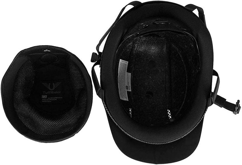 TuffRider Starter Carbon Fiber Print Horse Riding Helmet | Comfortable ABS SEI-Certified Protective Equestrian Head Gear - Image 5