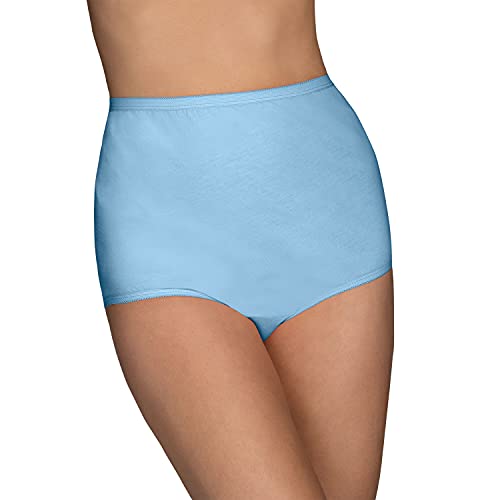 Vanity Fair Women's Perfectly Yours Tailored Cotton Brief Panty 15318, Sachet Blue, 2X-Large/9 - Image 2