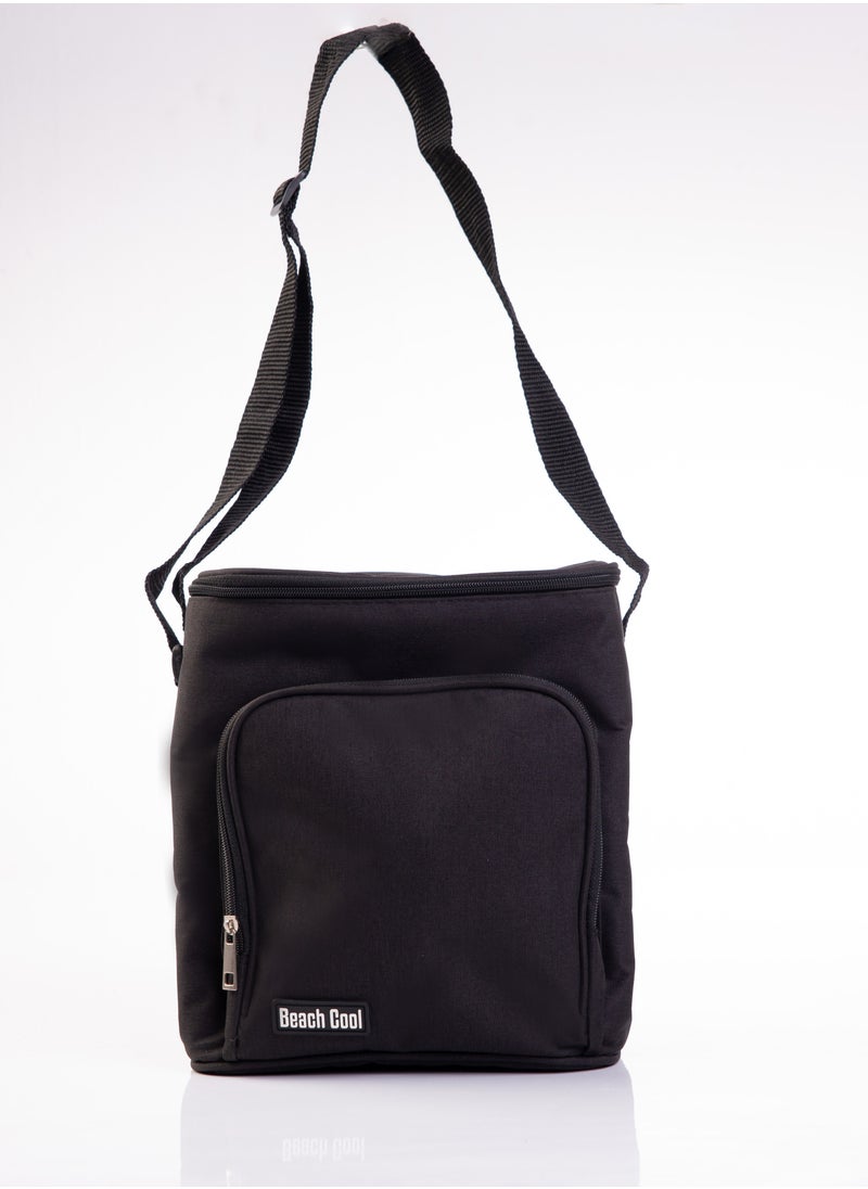 Generic Hot and Cold Lunch Bag - Padded and High Quality Material - Adjustable Strap - 10L - Black  - Image 1