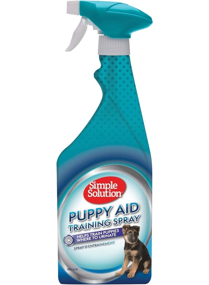 سيمبل سوليوشن بخاخ تدريب الجراء 120 مل، مساعد تدريب الكلاب على استخدام المرحاض، بخاخ محفز للحيوانات الأليفة، للاستخدام الداخلي والخارجي، بخاخ سهل الاستخدام - Image 1