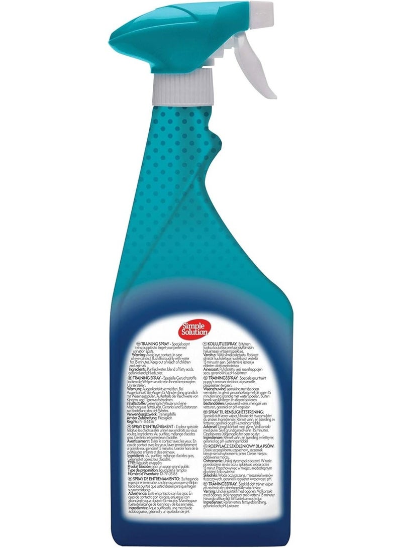 سيمبل سوليوشن بخاخ تدريب الجراء 120 مل، مساعد تدريب الكلاب على استخدام المرحاض، بخاخ محفز للحيوانات الأليفة، للاستخدام الداخلي والخارجي، بخاخ سهل الاستخدام - Image 4