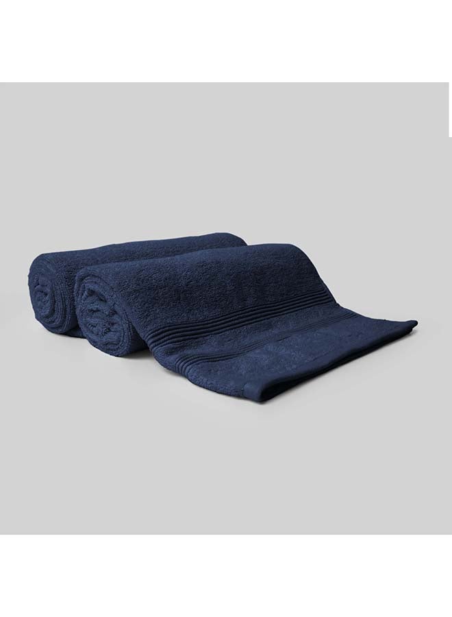 La'Marvel 2 Pieces Bath / Sheet / Pool Towel by La'Marvel, Estate Blue 550 GSM 100% Cotton Luxury Home Towels  - Image 3