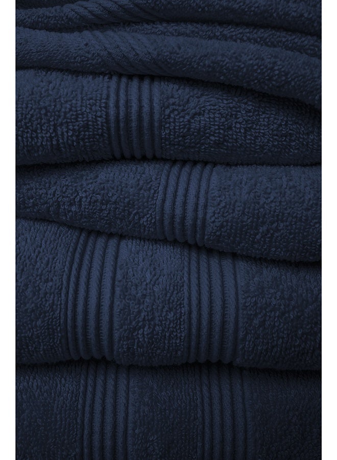 La'Marvel 2 Pieces Bath / Sheet / Pool Towel by La'Marvel, Estate Blue 550 GSM 100% Cotton Luxury Home Towels  - Image 5