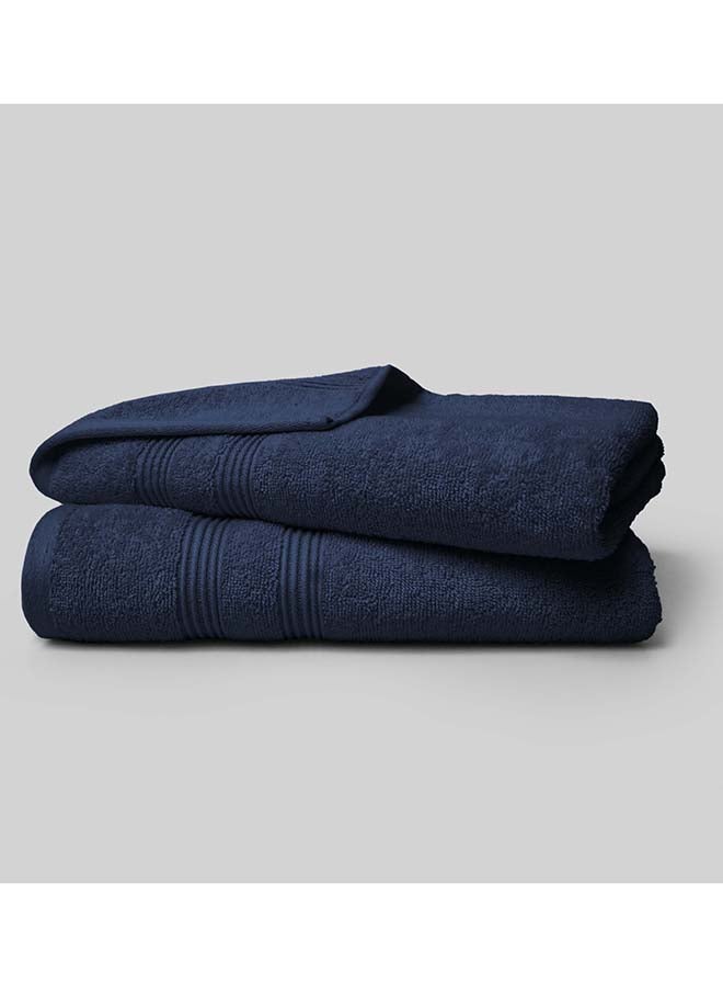 La'Marvel 2 Pieces Bath / Sheet / Pool Towel by La'Marvel, Estate Blue 550 GSM 100% Cotton Luxury Home Towels  - Image 2