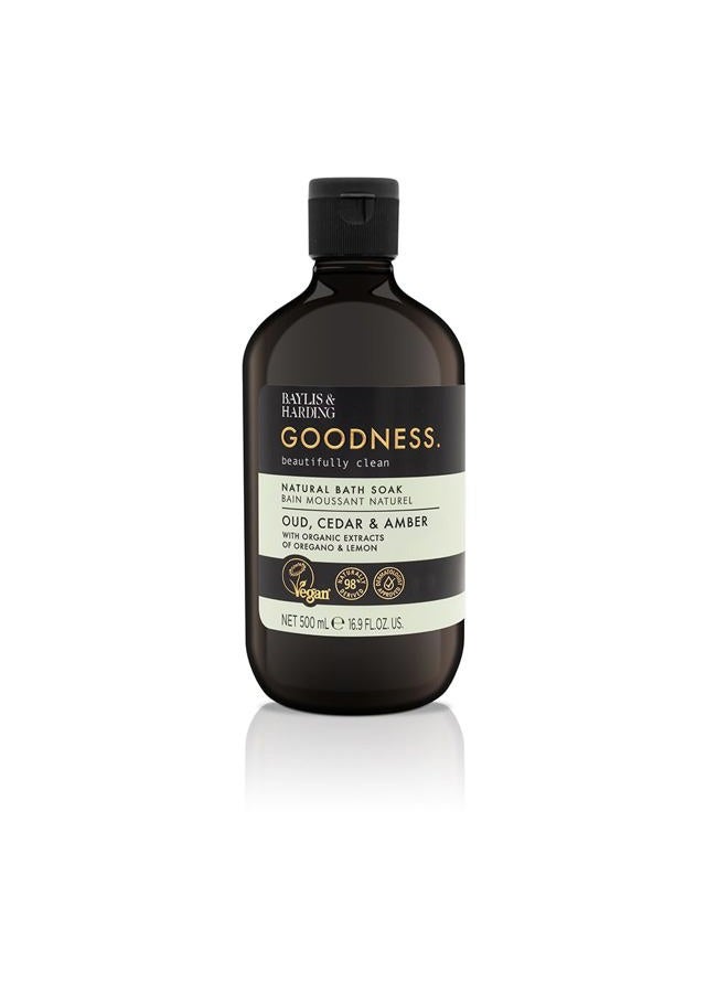 Baylis & Harding حمام فقاعات طبيعي من عود وخشب الأرز والعنبر 16.9 أونصة سائلة (عبوة من 3) - تركيبة قابلة للتحلل - صديقة للنباتيين - Image 2
