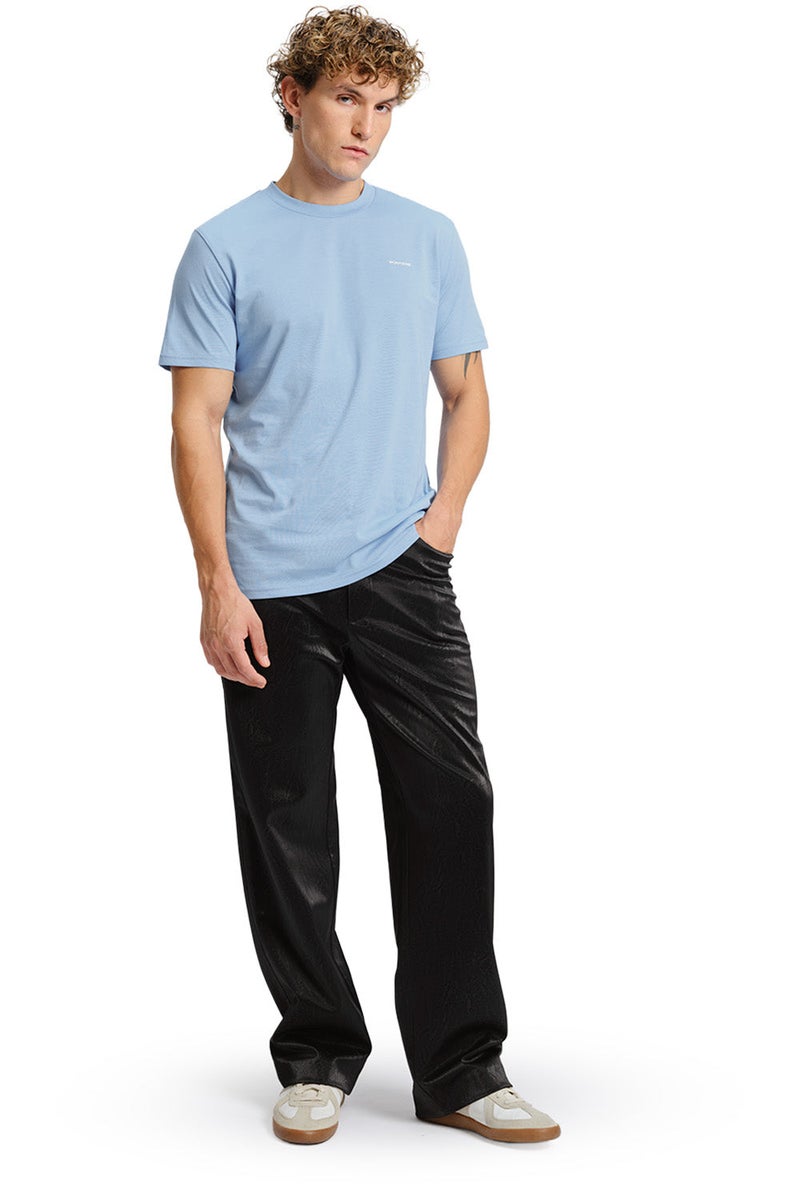 Bonkers Corner Iceberg Blue Supima Regular Fit T-shirt - Image 1