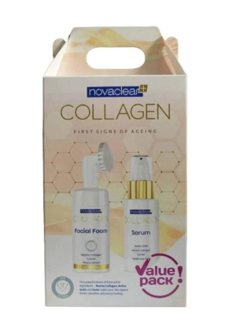 Novaclear Collagen Serum 30Ml+Facial Foam 100 ml (Offer)