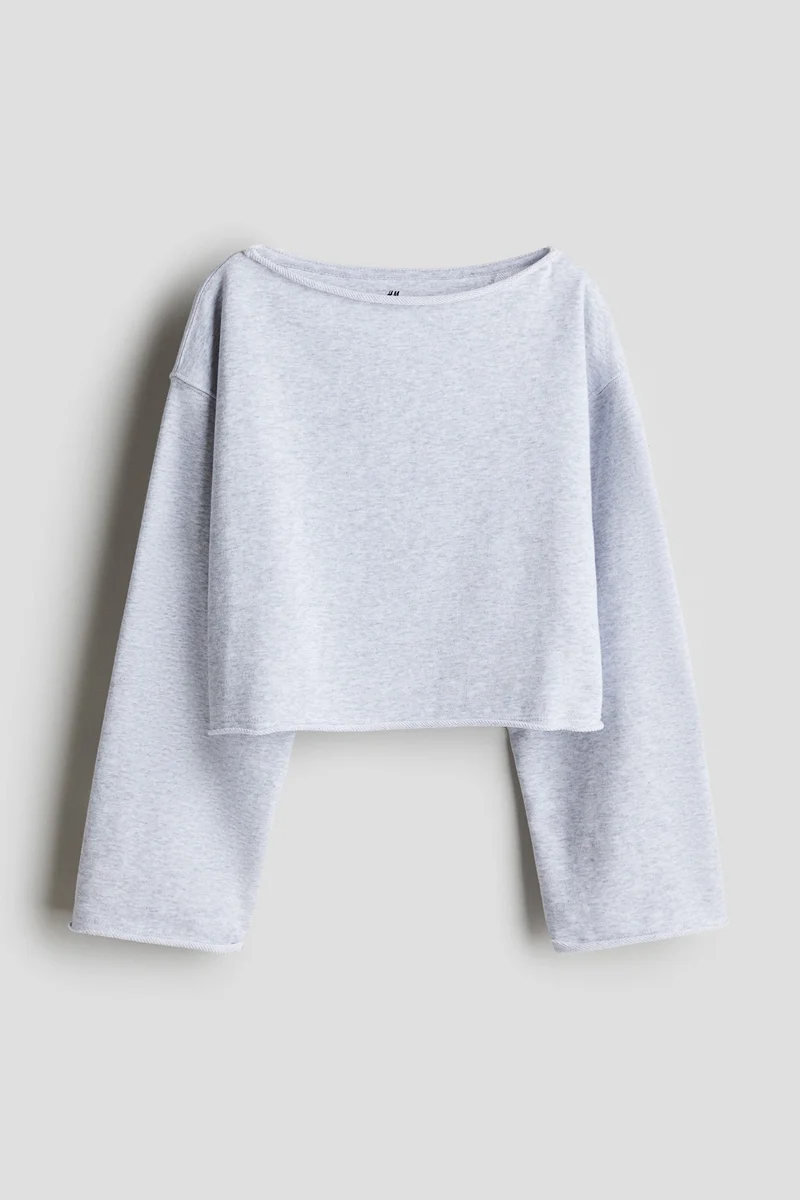 اتش اند ام Boat-neck sweatshirt