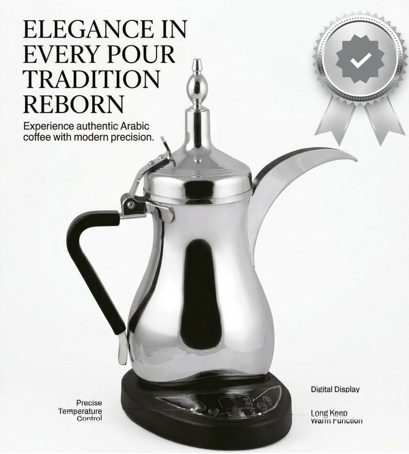 Denx Electric Saudi Coffee Maker, Electric Saudi Coffee Pot 1L - Image 4