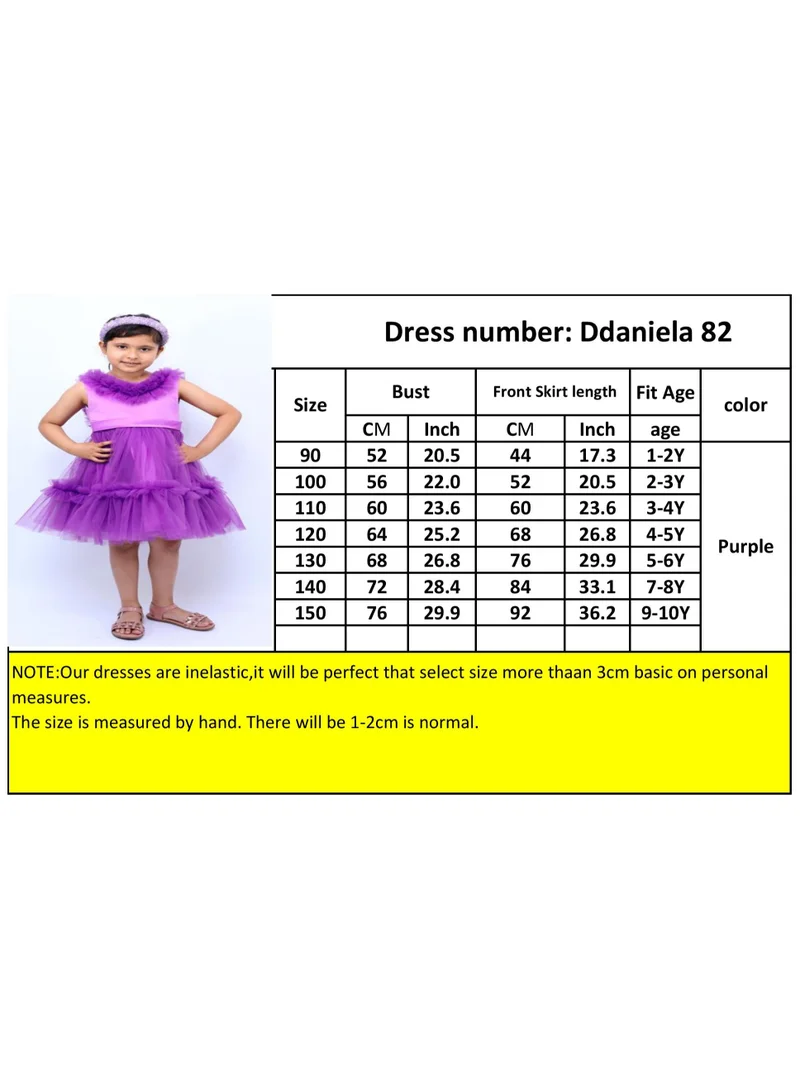 D'Daniela Ruffled Tulle Dress