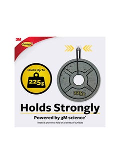 Command 17006ClrEs Hooks With Strips Mini Holds 225 Gr. Each Hook Clear Color. 6 Hooks And 8 Strips/Pack  - Image 3