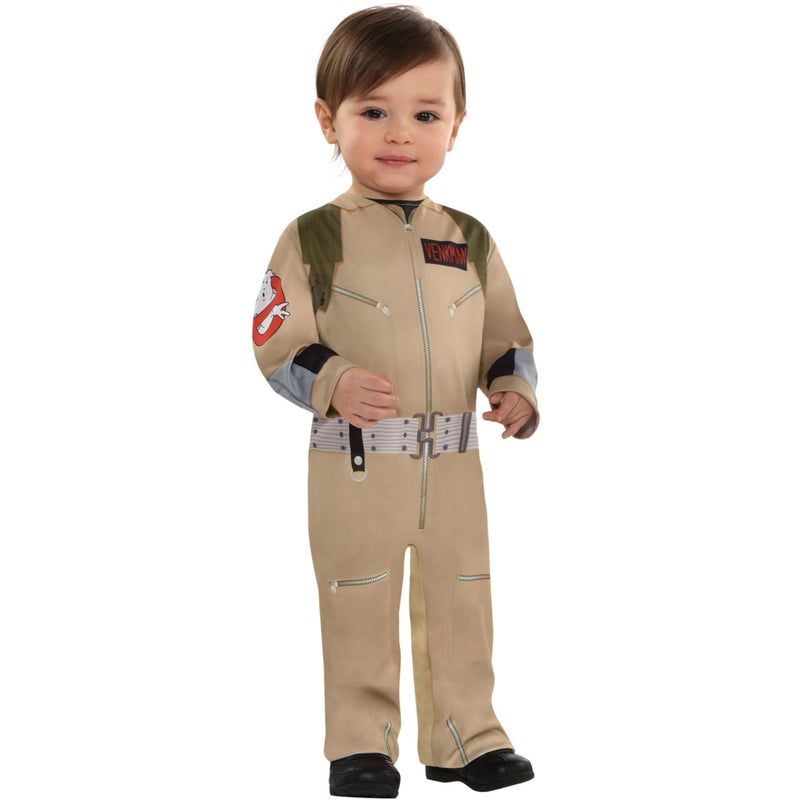 Infant Beige Ghostbusters Jumpsuit 612 Months 1 Pc Adorable Fun Design Perfect For Theme Parties Photo Shoots Halloween More