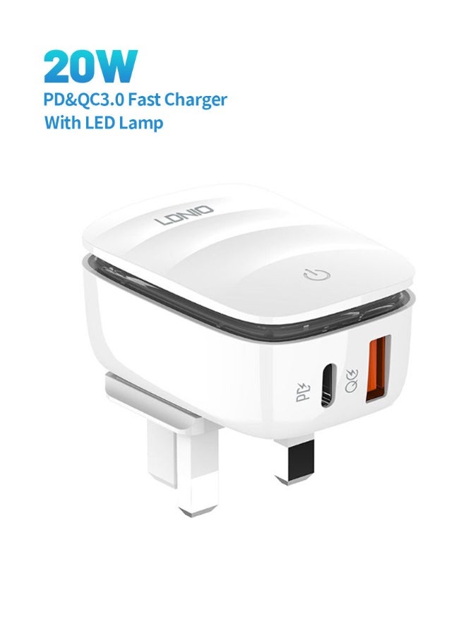 LDNIO 20W Charger High Power USB Type C PD 3.0 Power Adapter Wall Charge and Lead Charging with Phone Fast Charger USB C Plug and Cable 1M for iPhone 12/12 Pro/12 mini/12 Pro Max/11 Pro Max SE 2020 X XR XS 8  - Image 1