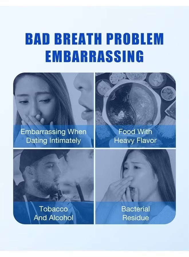 BOAE Multi Effeet Fresh Oral Spray 20ml, Bad Breath Treatment for Adults, Mint Flavor Mouth Freshener, Effective Mouth Spray, Breath Freshener Spray, Oral Care Spray, Mouth Healthy Care - Image 2