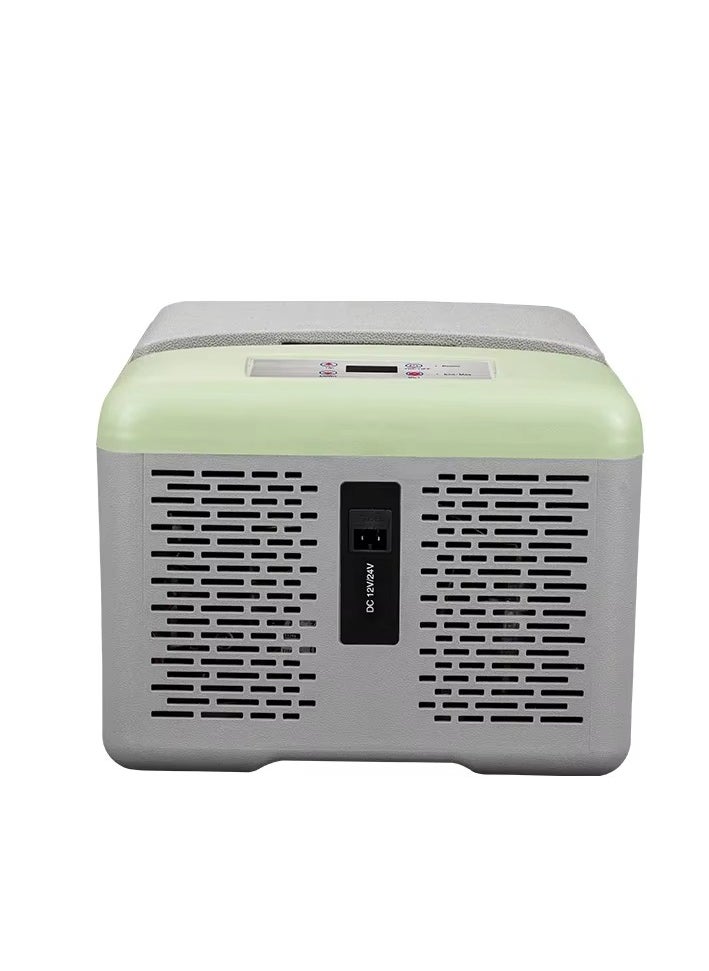 Generic 16 Liter Portable Car Refrigerator - 12/24V DC and Domestic, -20°C Freezing Capability with LCD Panel, Battery Protection and Power Saving Mode  - Image 2