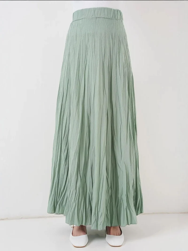 BIG DART BDART Textured Maxi Skirt with Lining