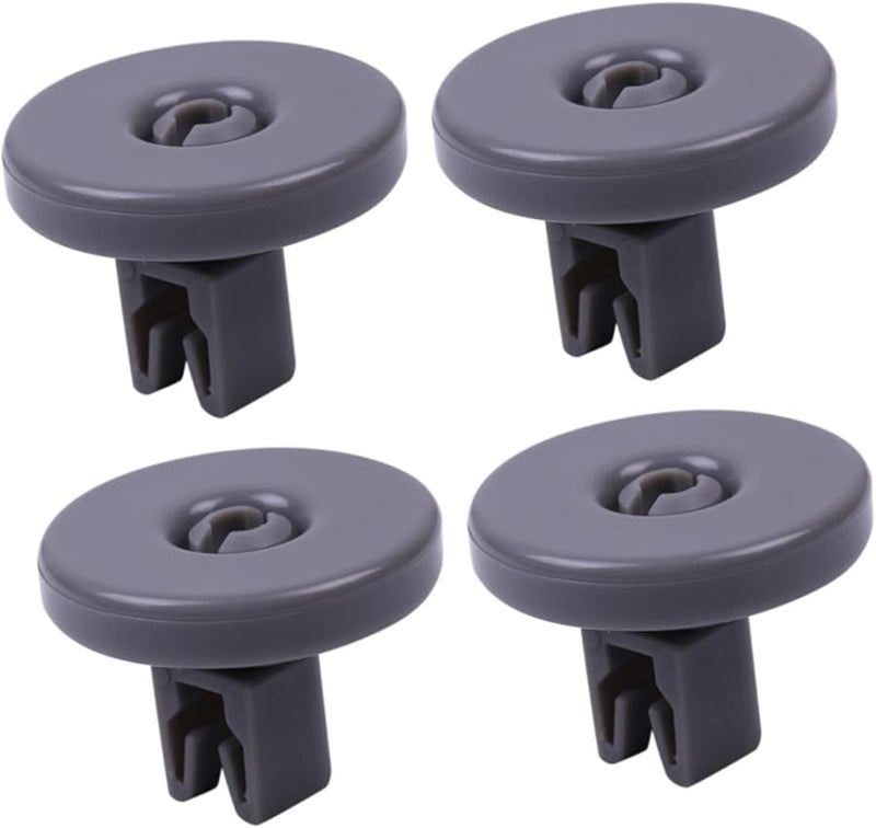 4 قطع من بكرات رف غسالة الصحون السفلي العالمية، عجلات بديلة متينة ومرنة - Image 2