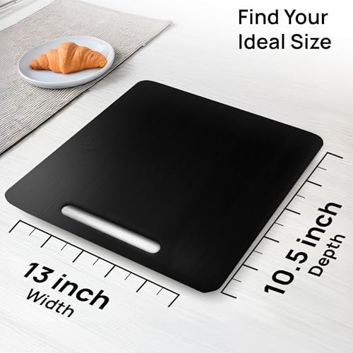 Ibyx Elegant Sliding Tray for Your Coffee Maker & Heavy Kitchen Appliances - Sturdy, Slides Easily from Under The Cabinet (Black, 13”W x 10.5”D) - Image 3