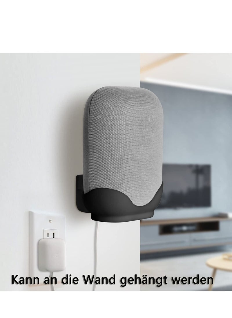 Y&D - 1 Pack White Outlet Nest Audio Wall Mount Holder Stand for Google Speaker,Space Saving & Stable Bracket Shelf in-Built Cable Management System, Easy Fast to Install - Image 1