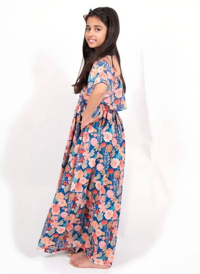 Maithili Maithili Printed A-Line Off Shoulder Maxi Dress