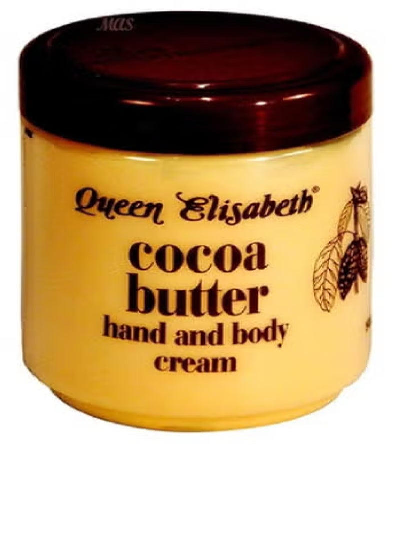 Queen Elisabeth Cocoa Butter Hand and Body Cream 125ml - Image 1