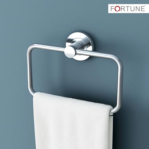 GARBNOIRE Stainless Steel Towel Ring, Napkin Ring, Towel Holder, Towel Hanger for Bathroom, Kitchen, Washbasin, Homes, Hotels- Chrome Finish (Pack of 1) - Image 5