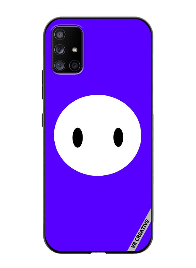 Protective Case Cover For Samsung Galaxy A71 5G Face Fall Guys Design Multicolour