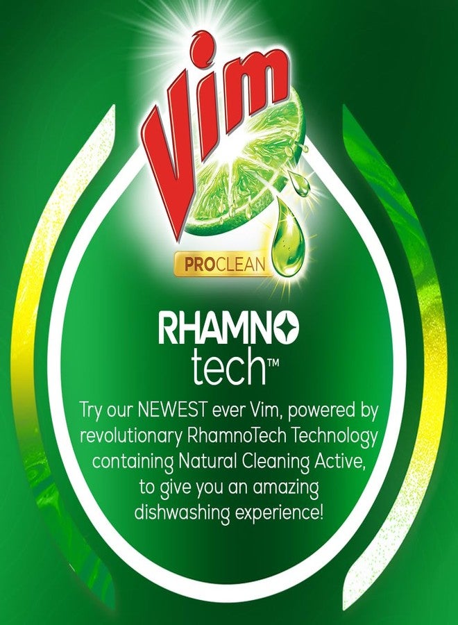 Vim ProClean Dishwash Liquid Gel with Neem powered by RhamnoTech™, Removes 99.9%* Bacteria, Removes Tough Grease and Odours, 700ml - Image 5