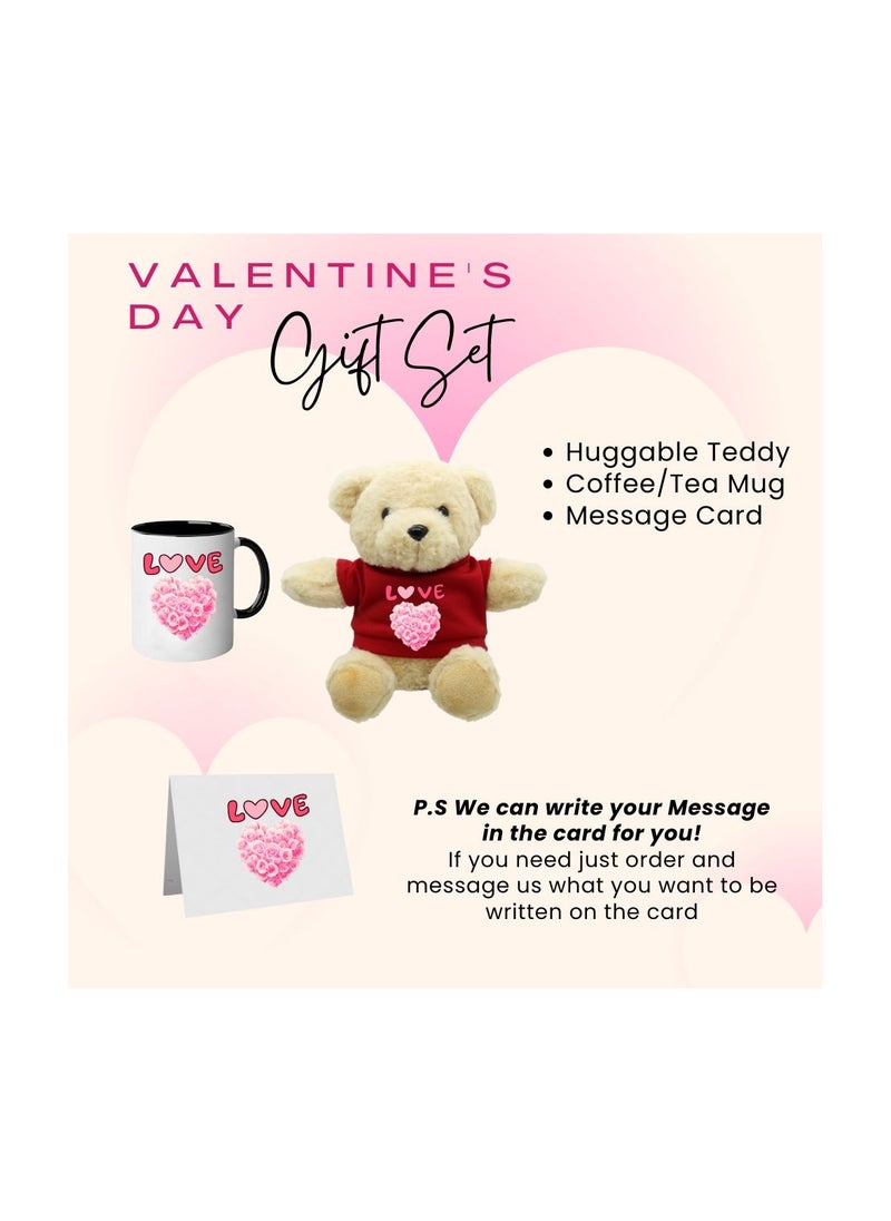 PRINTSHOP4ME - Valentine's Day Coffee Mug–Greeting Card For Your Loved One|Romantic Gift For Him&Her Ceramic Mug For Morning Coffee,Tea Or Hot Chocolate - Image 1