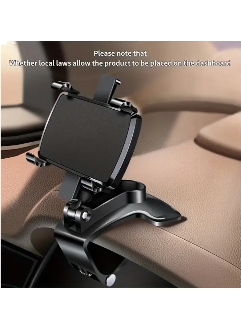 vesus Universal Car Phone Holder Mount,360 Degrees Rotation Dashboard Phone Holder [Upgrade Clip Never Fall],car Phone Mount for iPhone,Samsung,Google,Nokia,and 4 to 7" Smartphones - Image 5