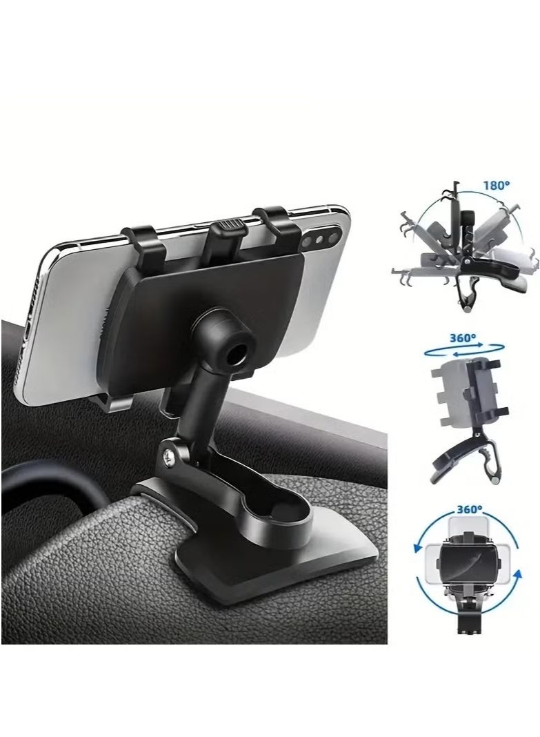 vesus Universal Car Phone Holder Mount,360 Degrees Rotation Dashboard Phone Holder [Upgrade Clip Never Fall],car Phone Mount for iPhone,Samsung,Google,Nokia,and 4 to 7" Smartphones - Image 4