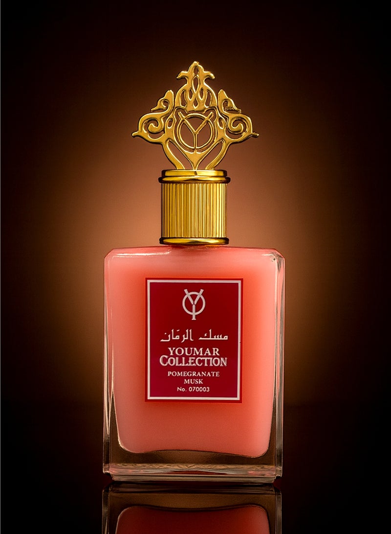 يومار مجموعة مسك الرمان رقم 0003 | عطر فاخر للجنسين بنفحات المسك البودرة والحمضيات والعنبر | عطر يدوم طويلًا للرجال والنساء - Image 3