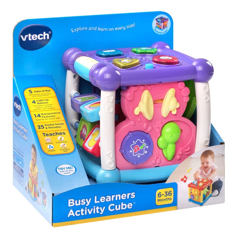 vtech مكعب النشاط للمتعلمين المشغولين من VTech، بنفسجي - Image 4