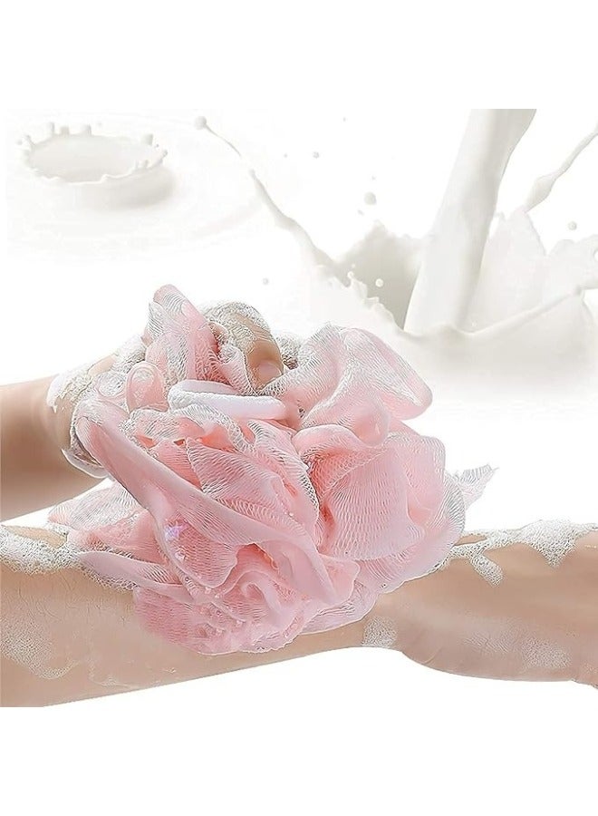 Body Scrub Tools Bath Sponge Bath Loofah Back Cleaner Exfoliating Gloves 3pcs - Image 3