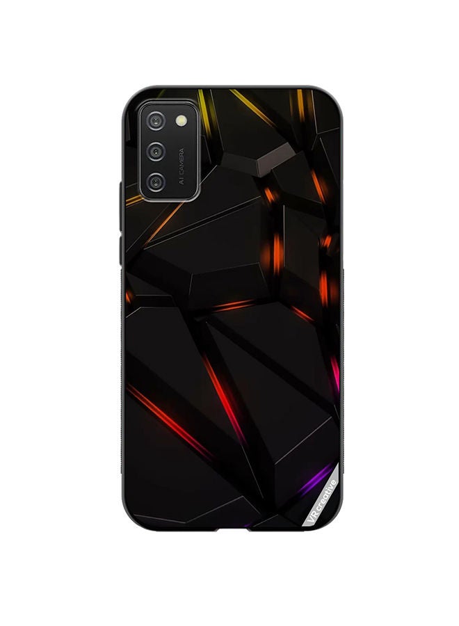 VR CREATIVE Protective Case Cover For Samsung Galaxy A02s Abstract Design Multicolour - Image 1