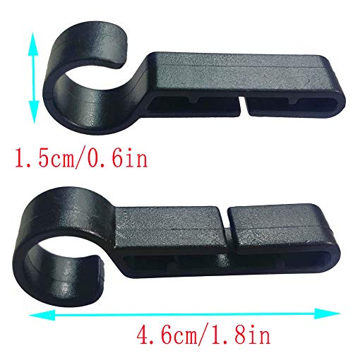 TTSAM 20 PCS Hard Hat Accessories for Headlamp,Headlamp Hook,hard hat Light Clip,Helmet Clip,Hard Hat Clips Easily Mount Headlamp on Narrow-Edged Helmet - Image 5