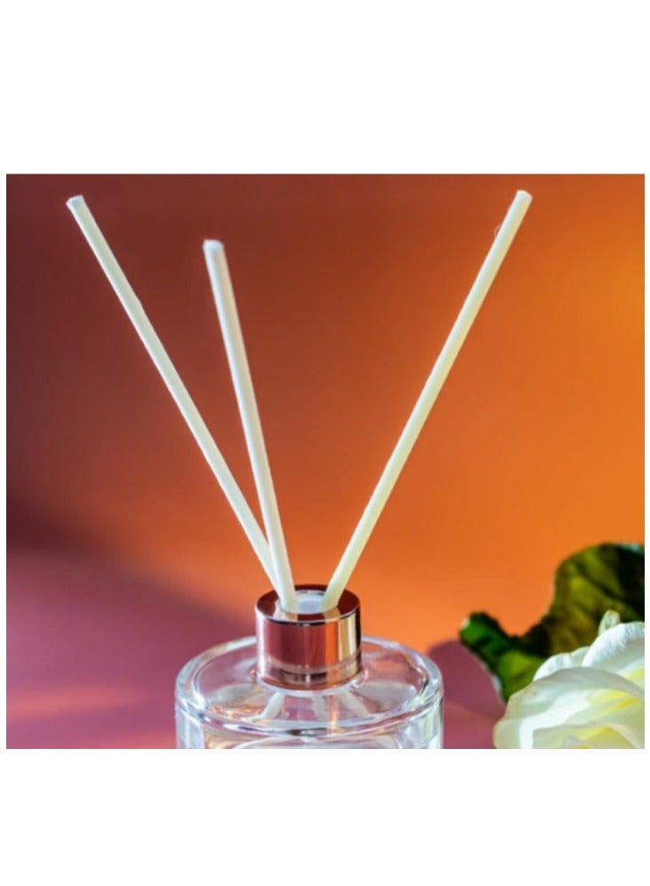 LONGFINE 175ml  Reed Diffuser,Pure White Gardenia Oil Diffuser With Forever Flower Plant Inside With Sticks For Home Office Fragrance Decor Gift  - Image 2