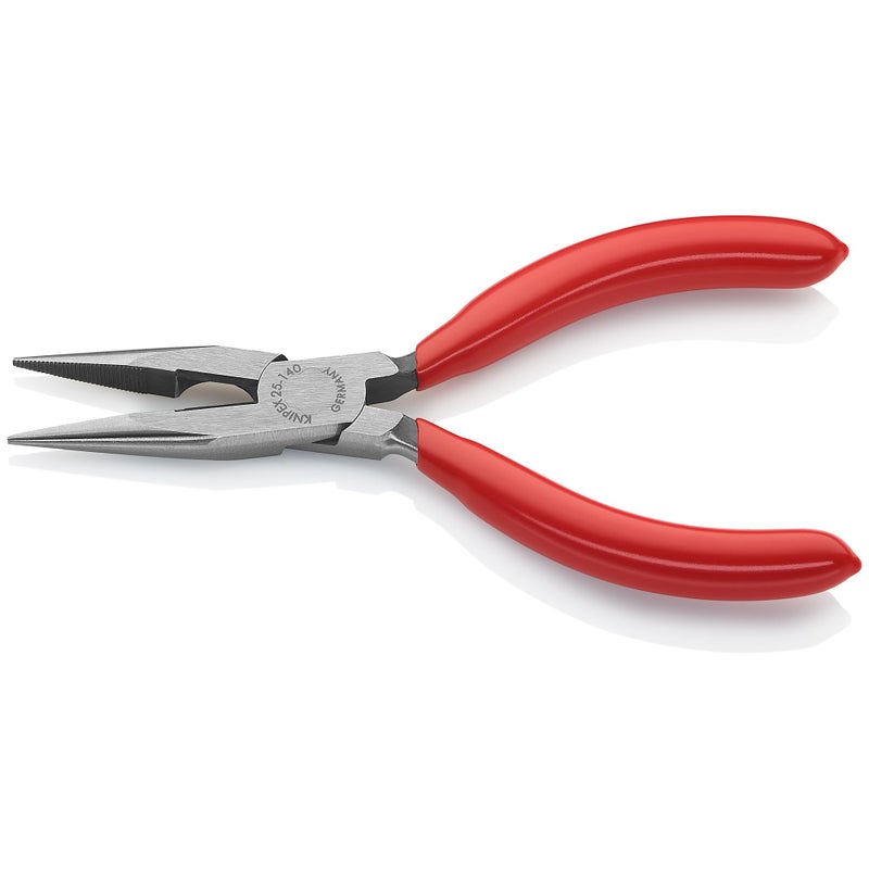 KNIPEX - 25 01 140 Tools - Long Nose Pliers With Cutter (2501140), 5.5, Red - Image 3