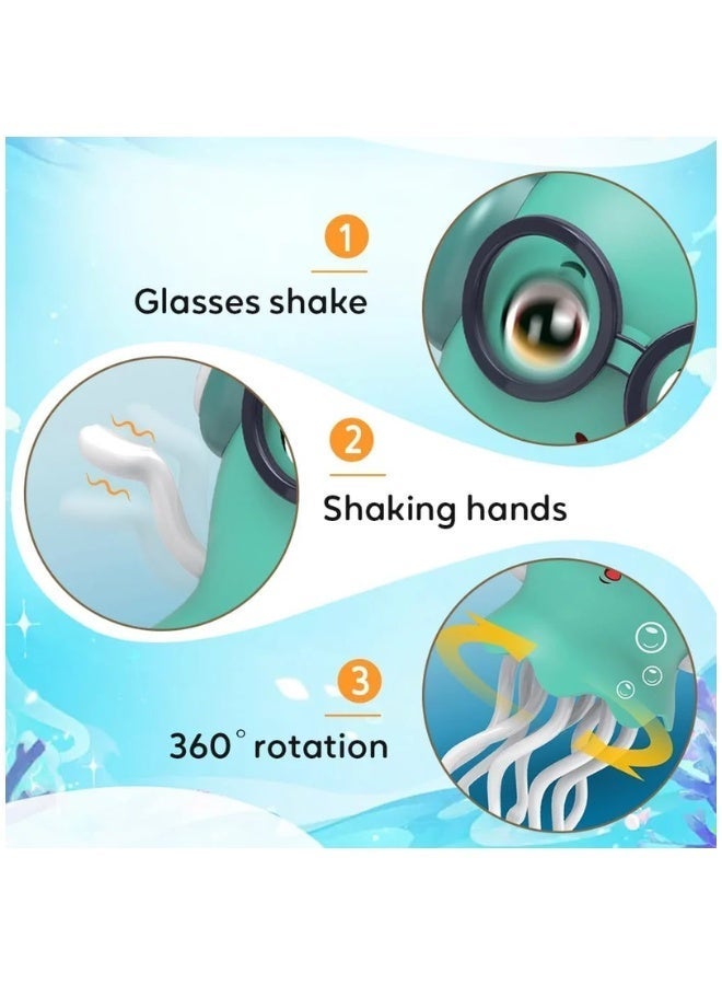 DAT Dancing Jellyfish Toy with Dynamic Music and 3D Lights, Bump & Go Obstacle Avoidance, Assorted Color, Interactive Floor Toy for Kids - Image 5