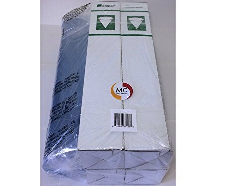 Genpak MC Distributors Cone Cup & Dispenser Bundle - Genpak Compostable 4.5 oz. Paper Cone Water Cup 4-Pack & San Jamar C3165FBL Wall Mount Dispenser Tube - Image 5
