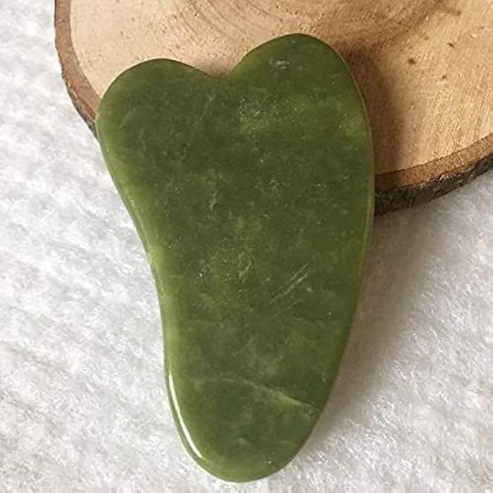 N.C 2 in 1 Jade Roller and Gua Sha Set 100% All-Natural Jade Facial Roller for Facial Massage, Face Lift, Anti-Wrinkles by - Image 3