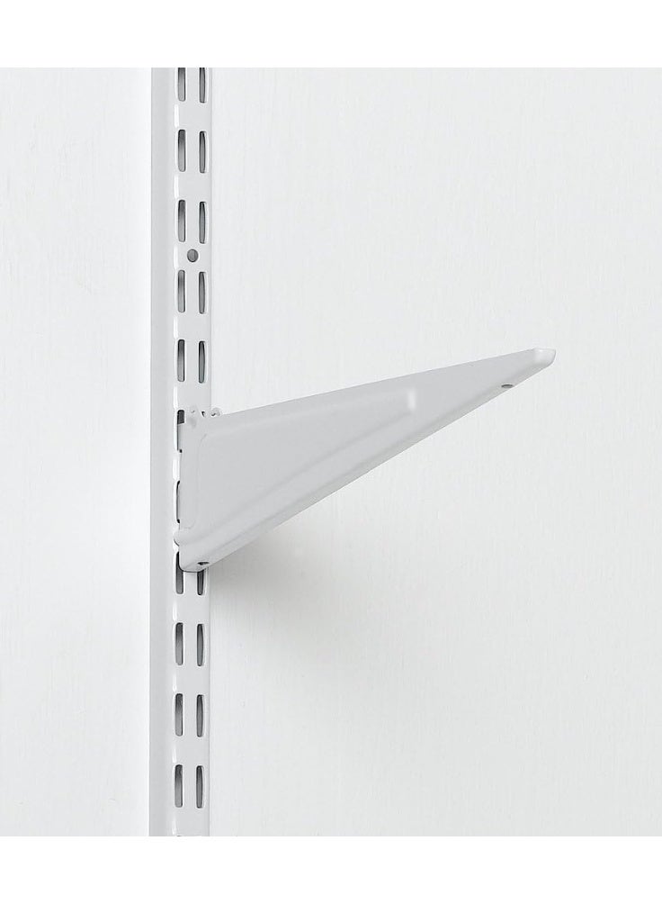 ClosetMaid ClosetMaid 2854 ShelfTrack Locking Shelf Bracket for 16 in. Deep Wire Shelving, for Adjustable Closet Systems, 1-Pack, White  - Image 4