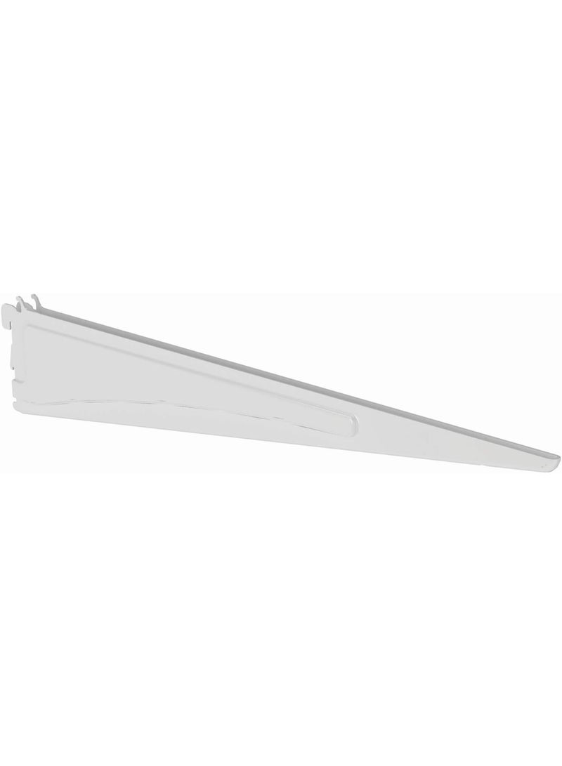 ClosetMaid ClosetMaid 2854 ShelfTrack Locking Shelf Bracket for 16 in. Deep Wire Shelving, for Adjustable Closet Systems, 1-Pack, White  - Image 1