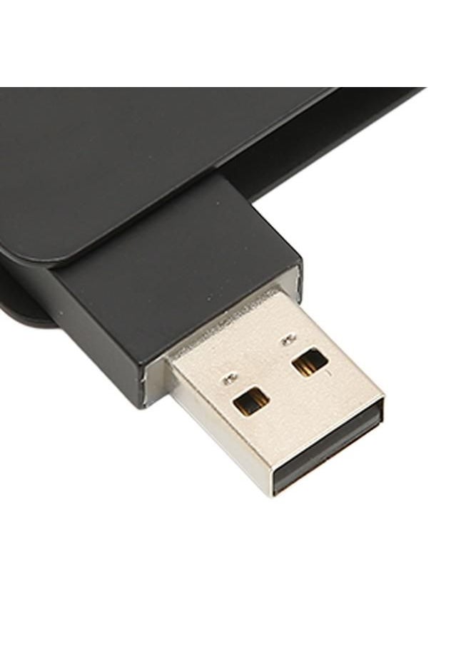 Phone Memory Stick USB 3.0 Type C 2 in 1 Metal Rotatable Portable Flash Drive for Tablets Pictures Storage Black 256GB