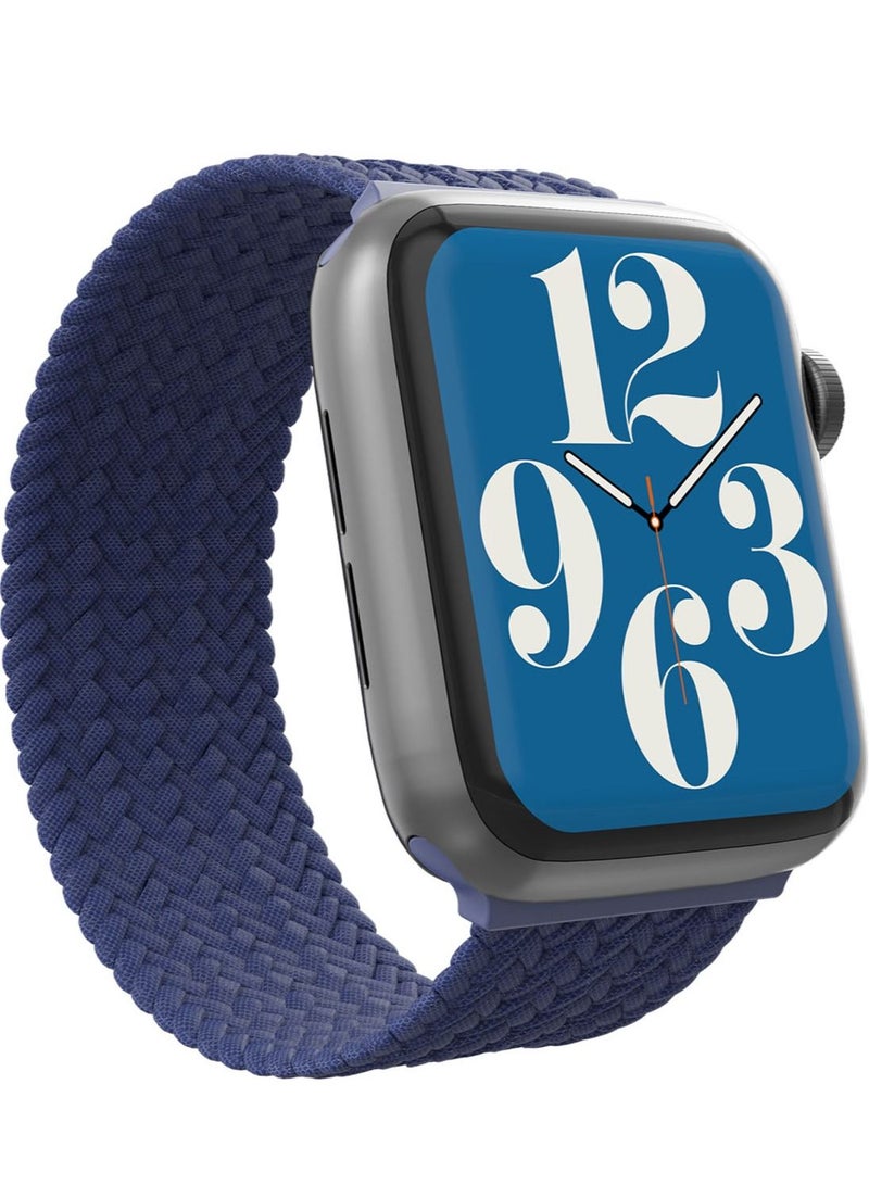Gear4 Braided Apple Watch Series 8/7 (41mm), Series 6/SE/5/4 (40mm) and Series 3/2/1 (38mm) - Navy Blue - Image 3