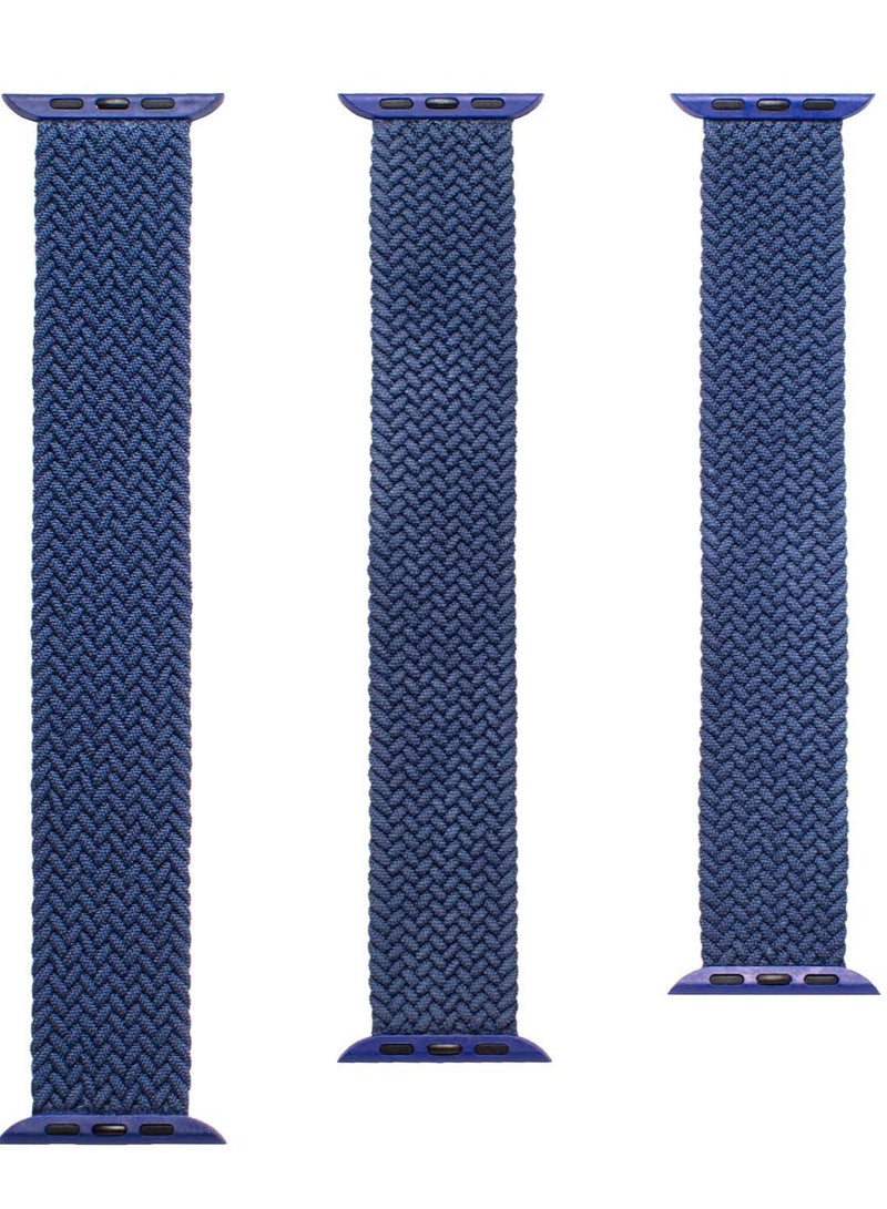 Gear4 Braided Apple Watch Series 8/7 (41mm), Series 6/SE/5/4 (40mm) and Series 3/2/1 (38mm) - Navy Blue - Image 5